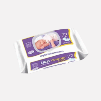 Lingette Bébé 72 Confort Max Avec LID Lilas