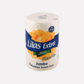 Essuie-tout 1 Jaune Fleurie Jumbo Lilas
